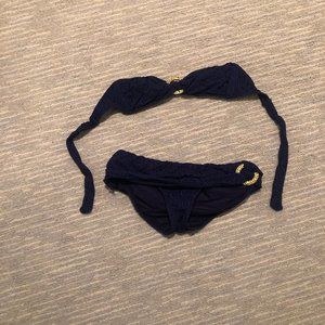 Trina Turk Navy Lace Bikini